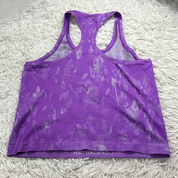 Lululemon Swiftly Tech Racerback Tank Top 2.0 *Race Length Shadow Bloom - Picture 3 of 4